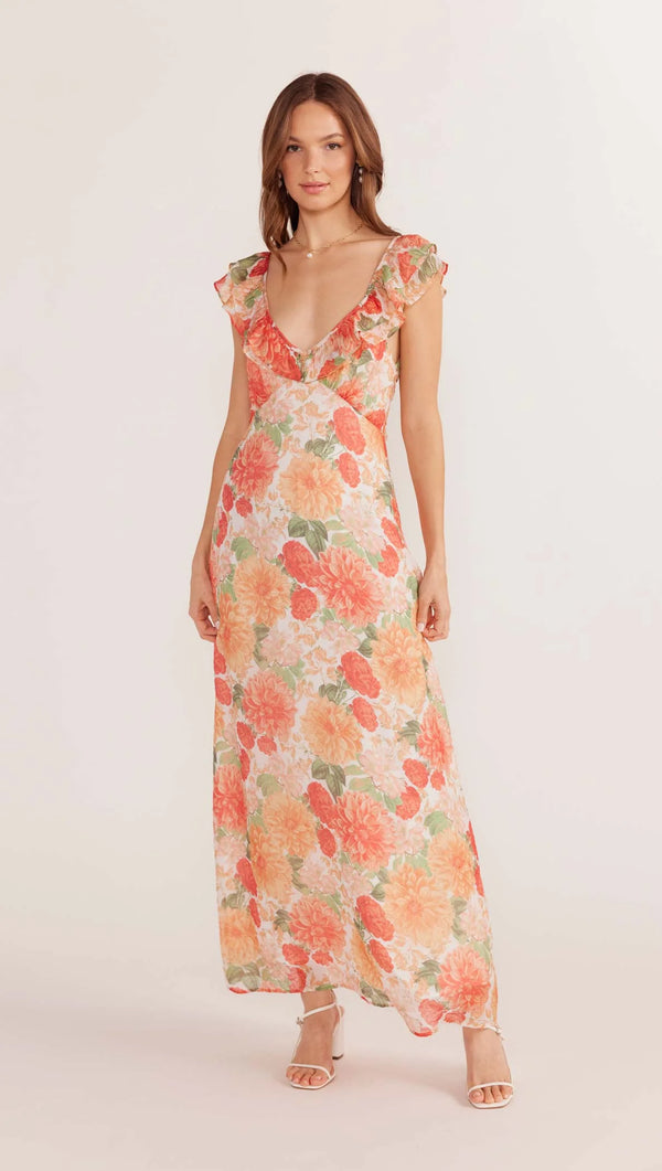 MINKPINK | Aida Frill Maxi Dress