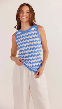 MINKPINK | Dina Stripe Knit Tank