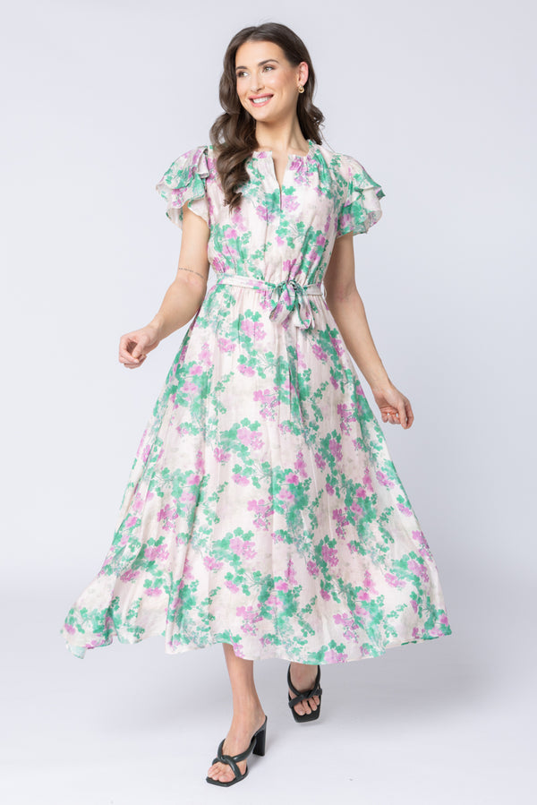 Seeking Lola | Coastal Maxi Dress - Zen Garden