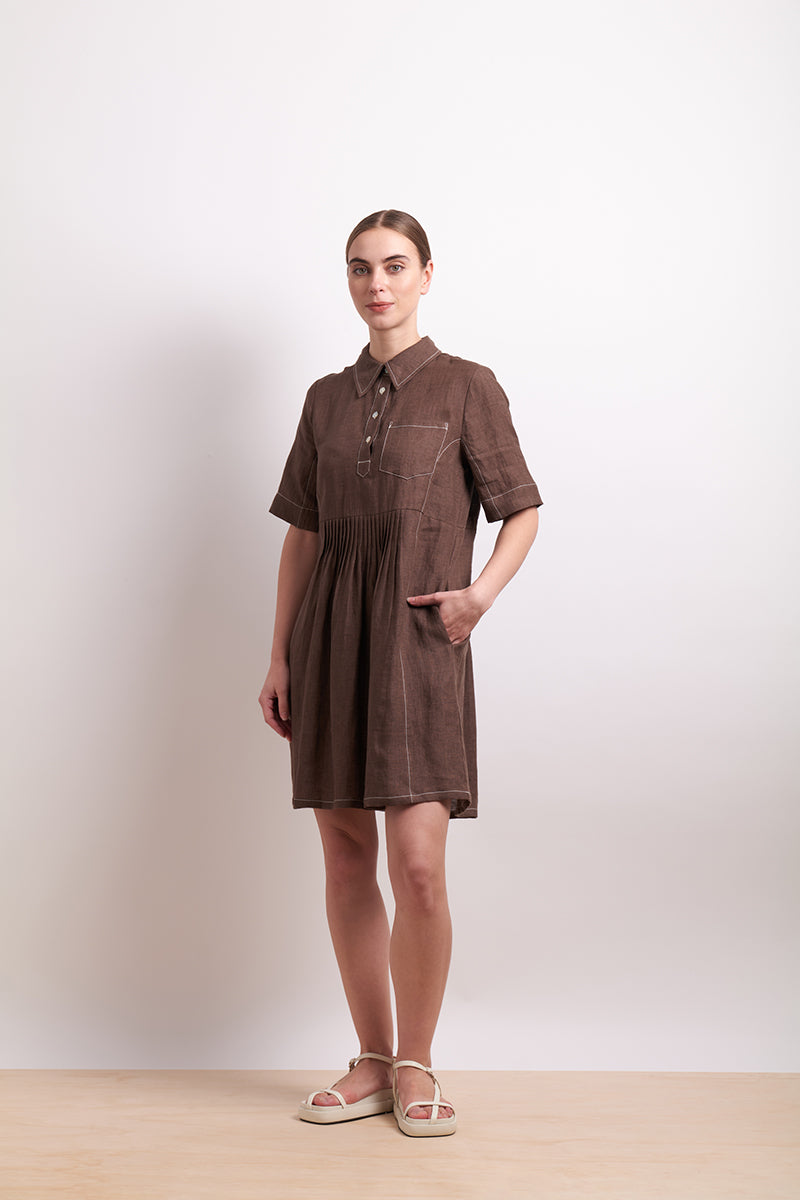 Neris | In Contrast Dress