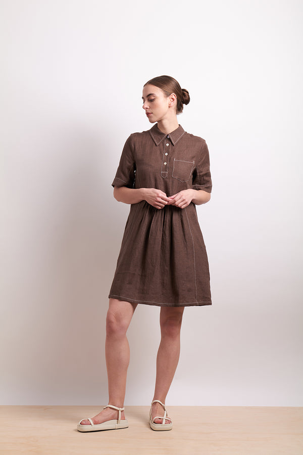 Neris | In Contrast Dress