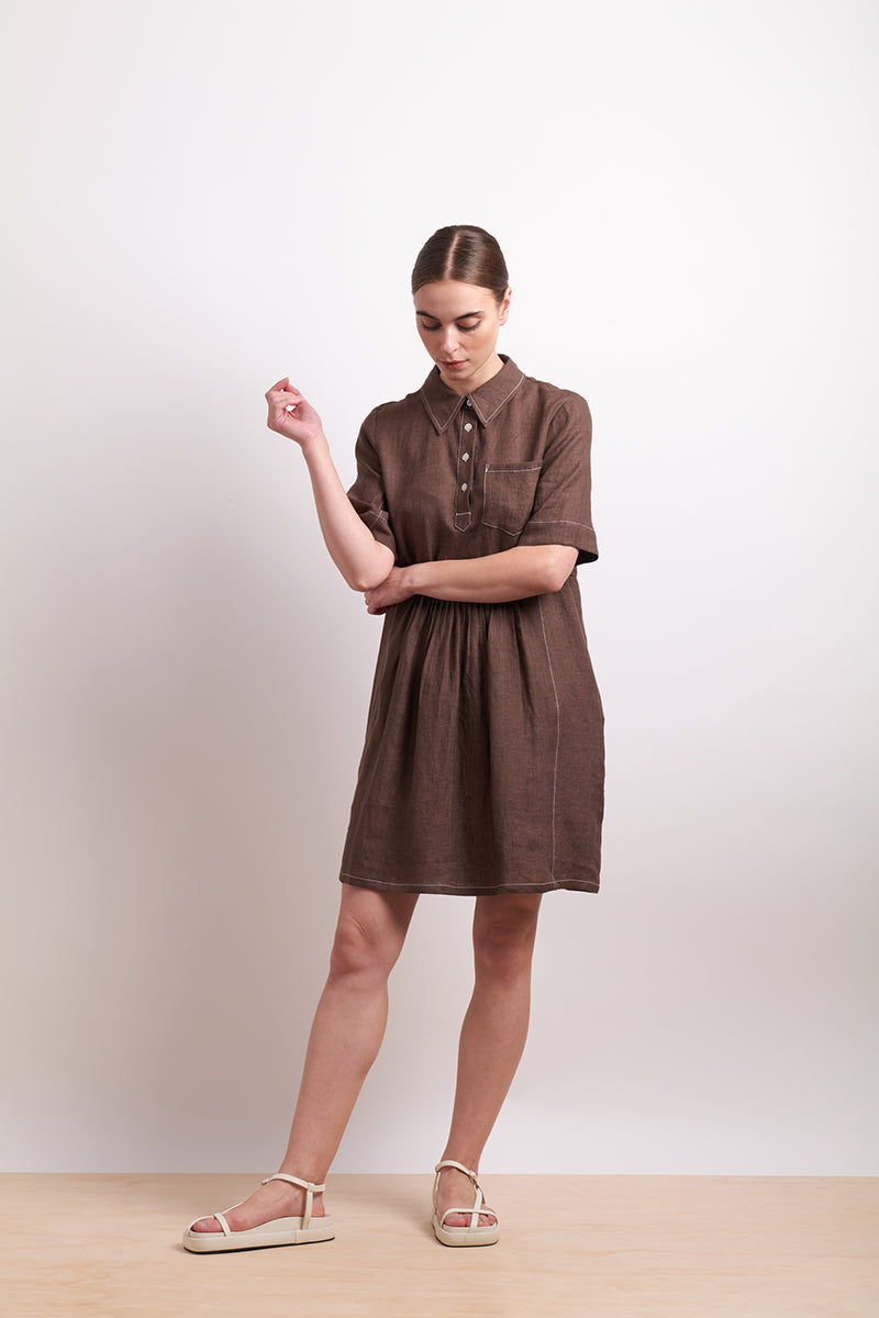 Neris | In Contrast Dress