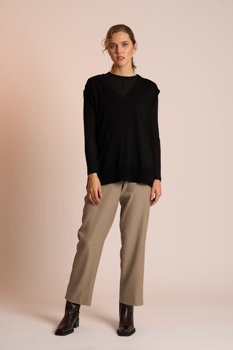 Neris | Mesh Encore Top