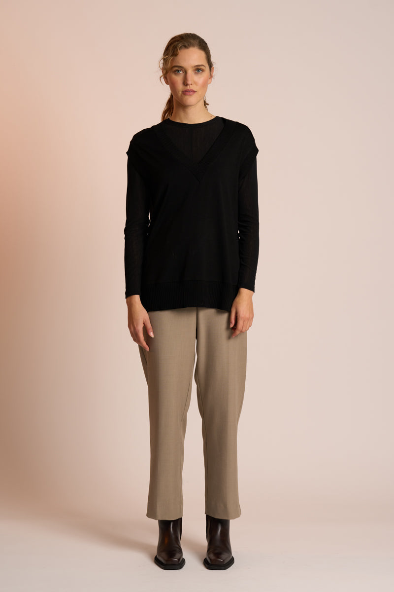 Neris | Mesh Encore Top