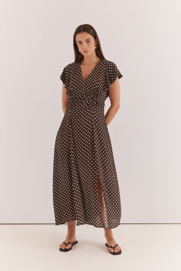 Sass | Elba Ruched Waist Dress