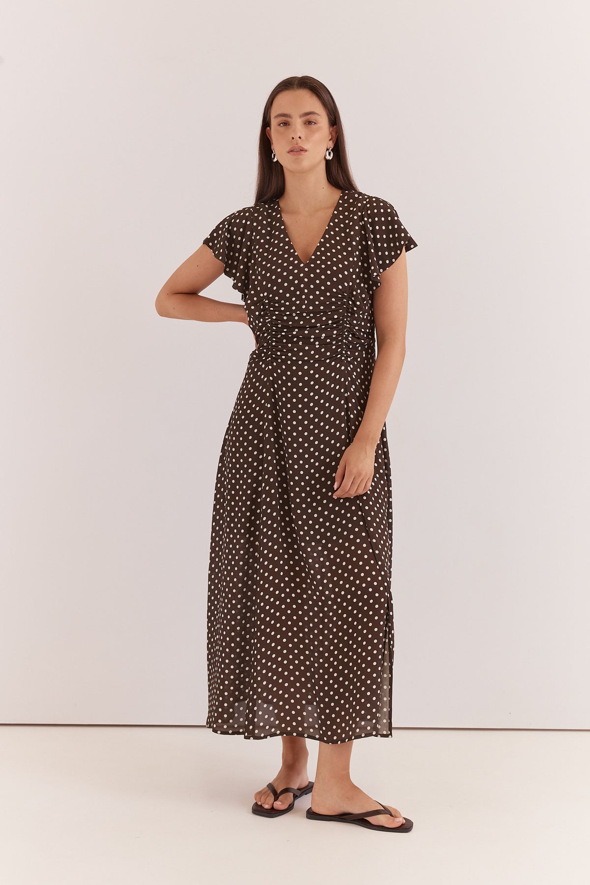 Sass | Elba Ruched Waist Dress