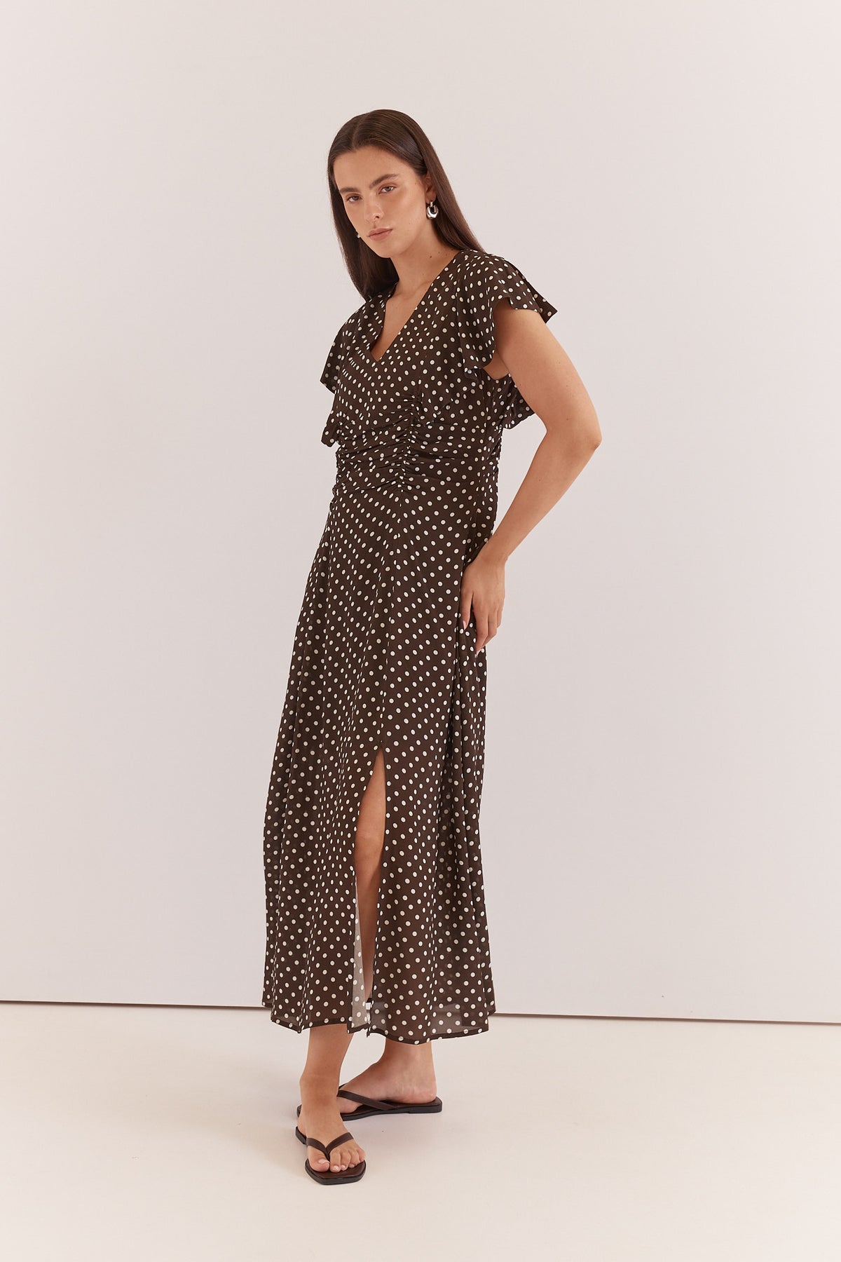 Sass | Elba Ruched Waist Dress