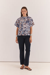 Sass | Anika Frill Neck Blouse