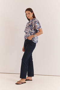 Sass | Anika Frill Neck Blouse