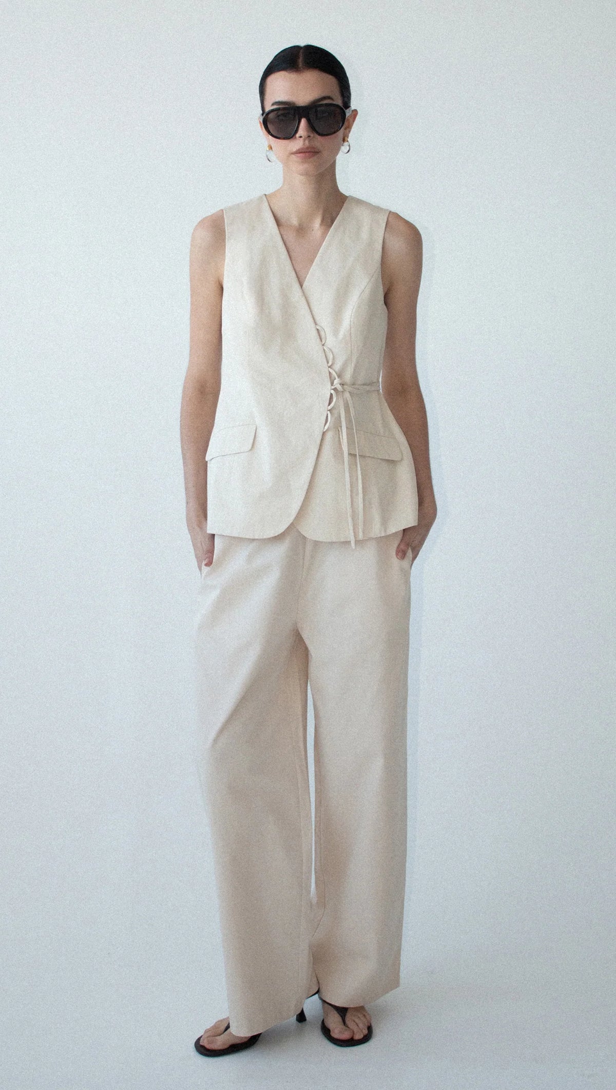 Staple the Label | Willow Loop Detail Vest