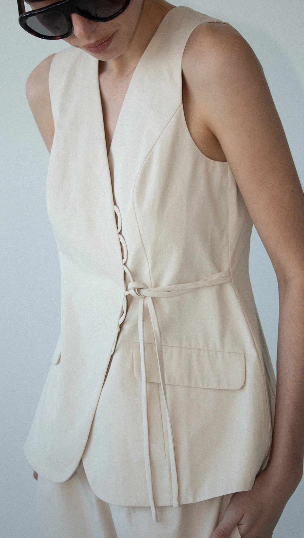 Staple the Label | Willow Loop Detail Vest