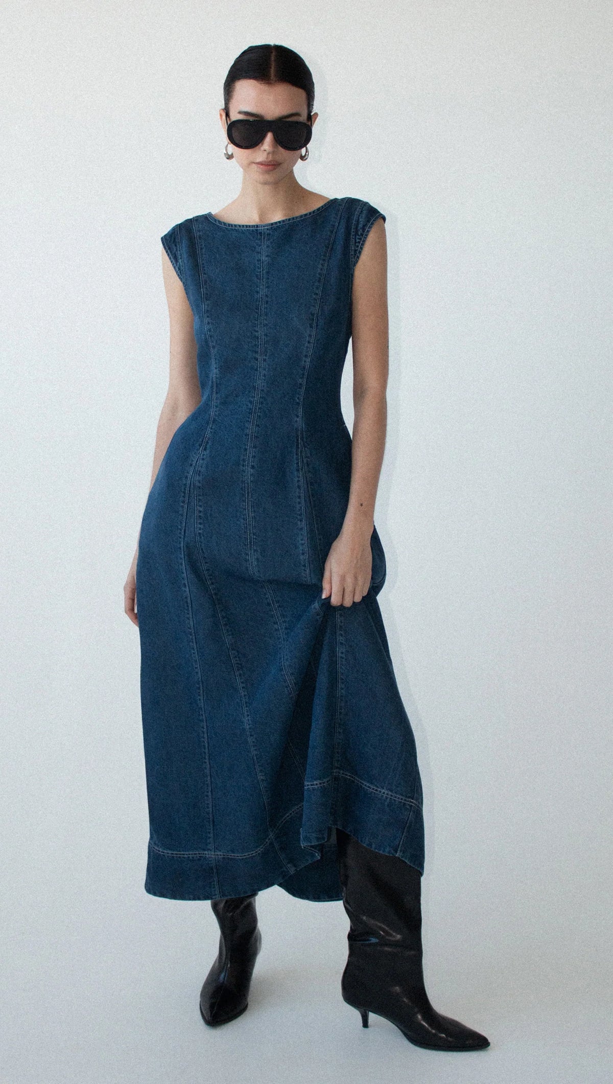 Staple the Label | Roma Chambray Midi Dress