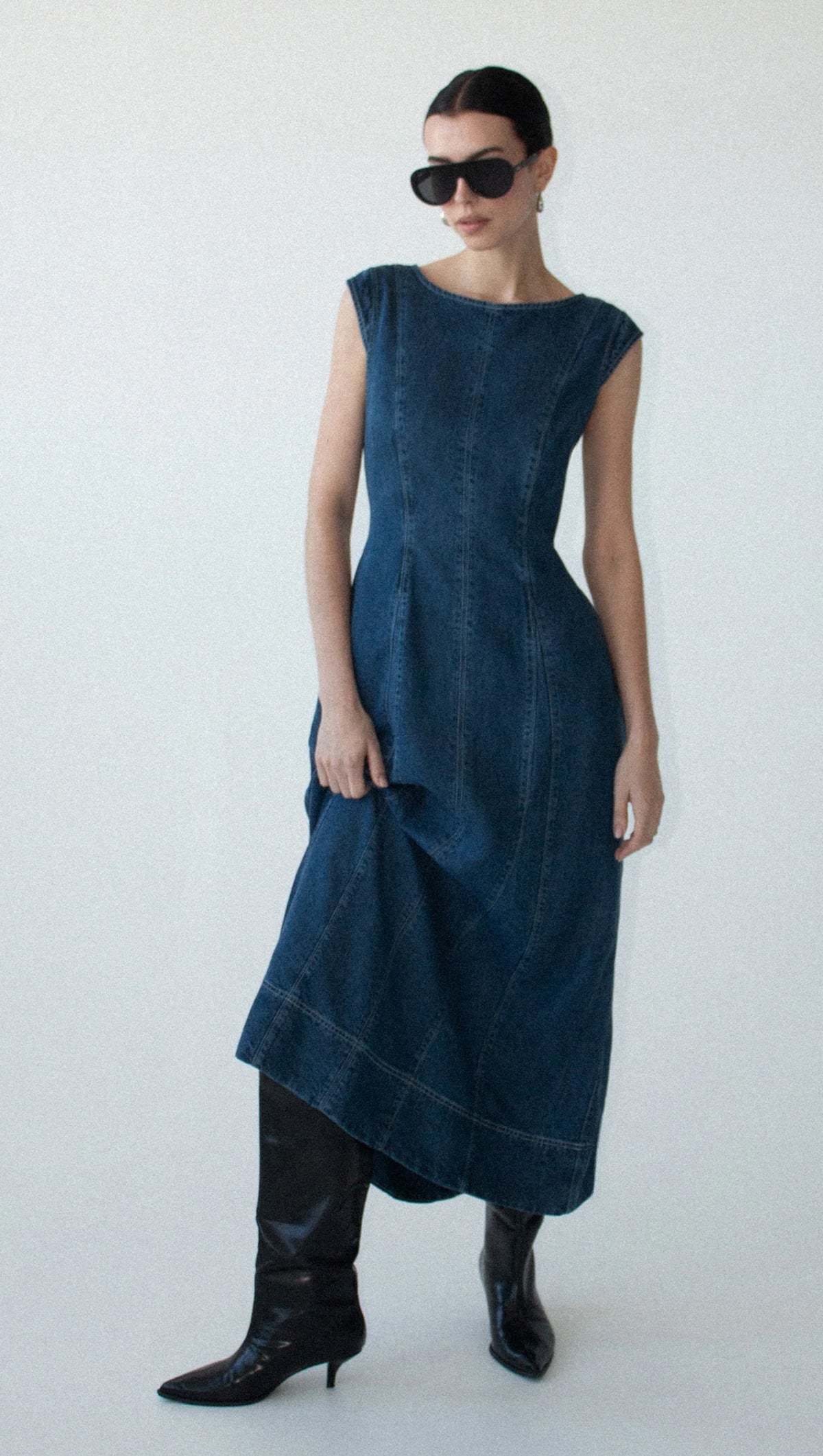 Staple the Label | Roma Chambray Midi Dress