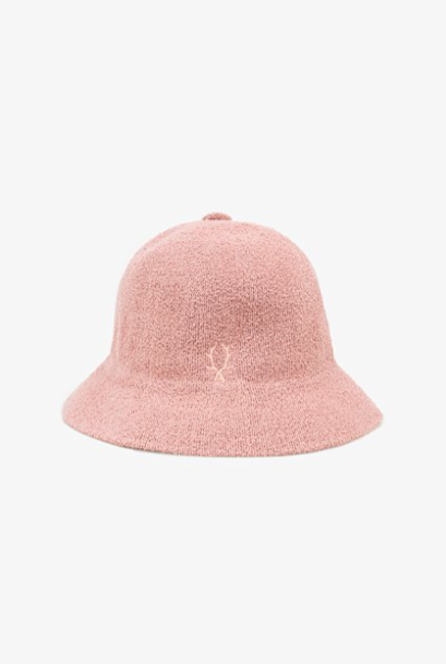 Antler Towelling Bucket Hat | Blush