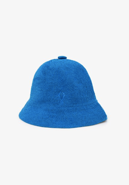 Antler Towelling Bucket Hat | Cobalt