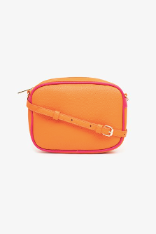 Antler Aggie Bag | Orange & Raspberry