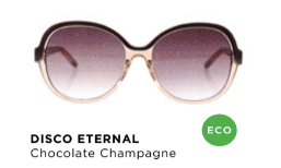 Reality Disco Eternal Sunglasses | Choc Champagne