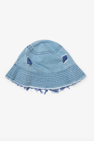 Antler Denim Bucket Hat | Blue