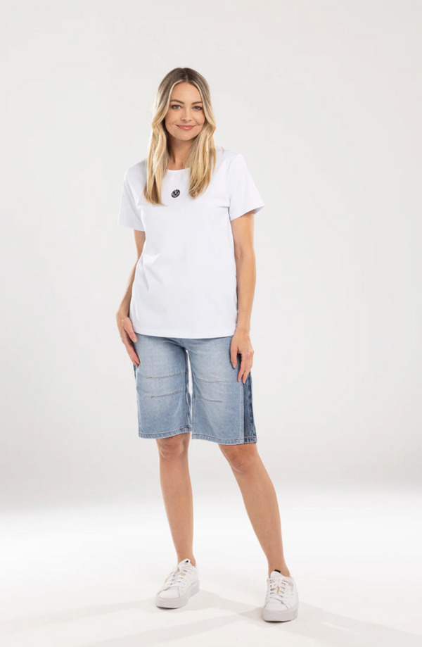 Mi Moso | Double Denim Short
