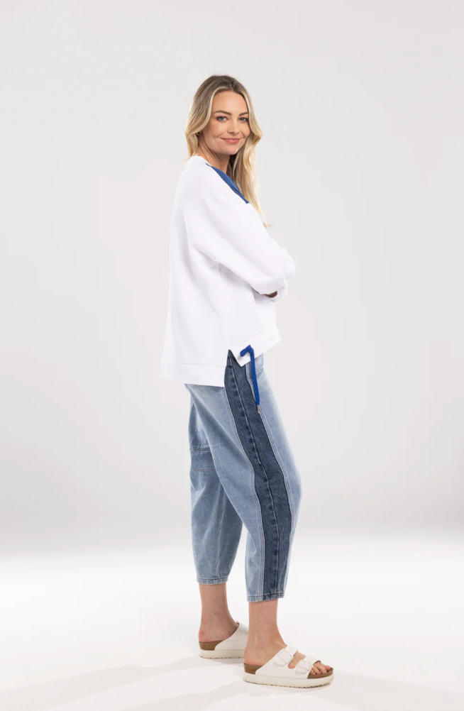 Mi Moso | Double Denim Jean
