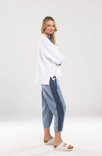 Mi Moso | Double Denim Jean