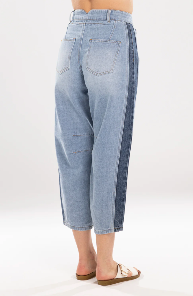 Mi Moso | Double Denim Jean