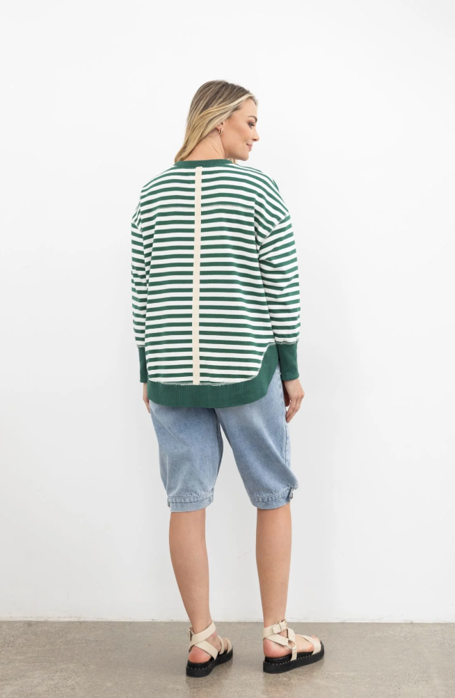 Mi Moso | Stripe Sweat