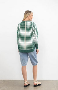 Mi Moso | Stripe Sweat