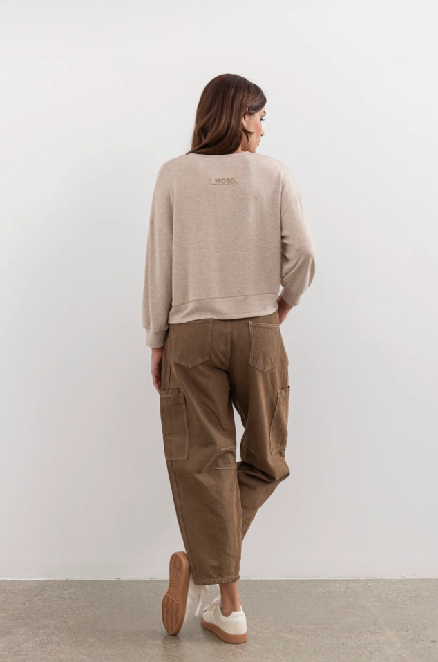 Moss | Shelby 3/4 Sleeve Knit