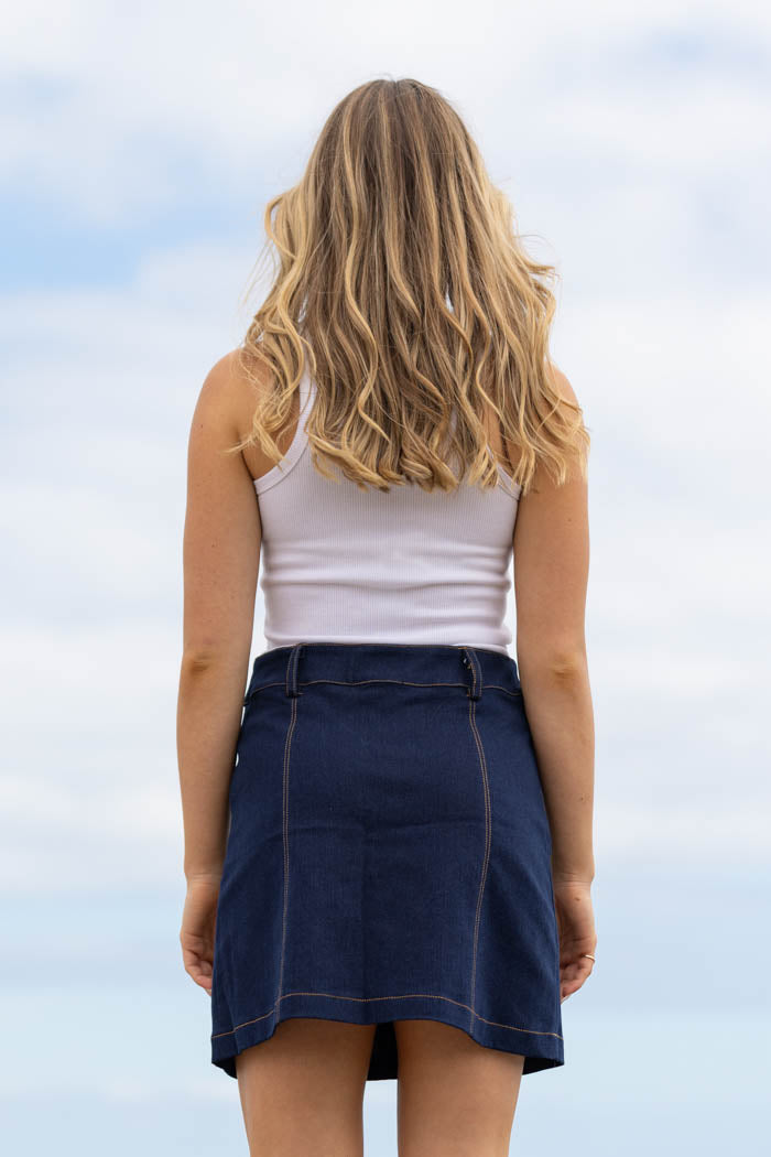 Honey Denim | Sloane Denim Mini Skirt