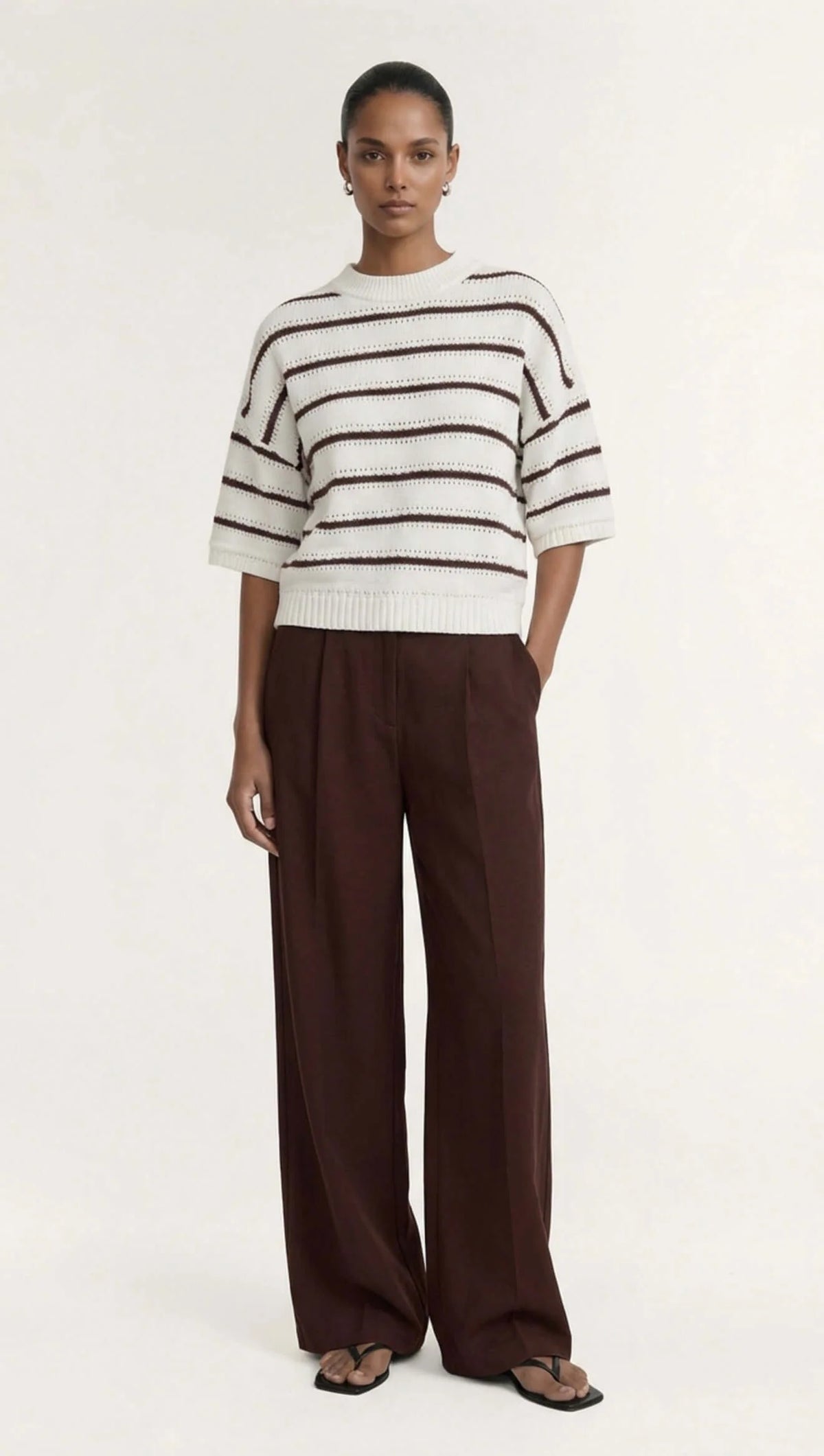 Staple the Label | Pilar Stripe Knit Tee