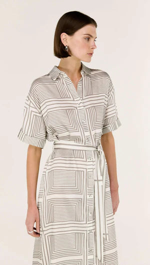 Staple the Label | Siphon Midi Shirtdress