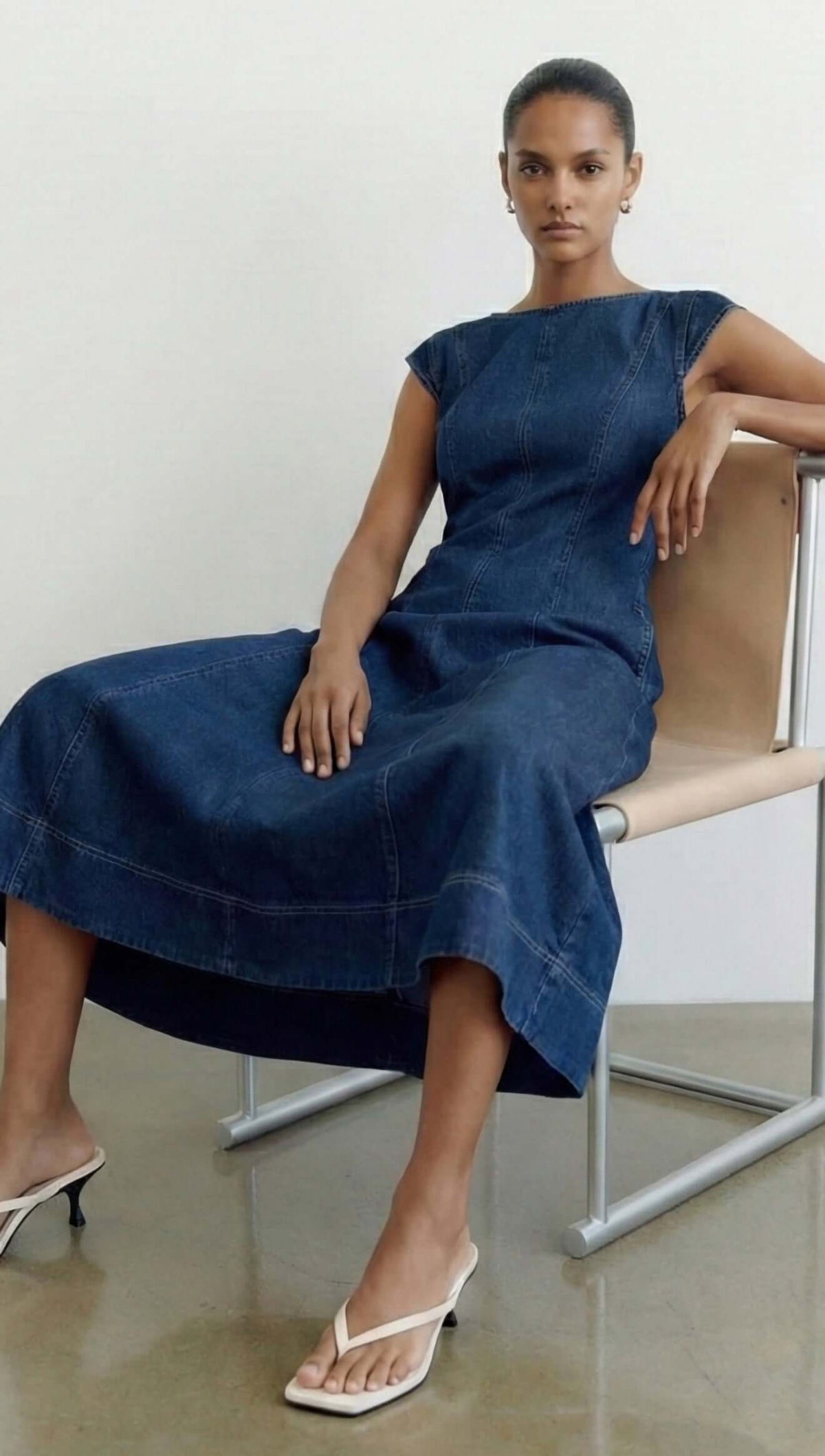 Staple the Label | Roma Chambray Midi Dress