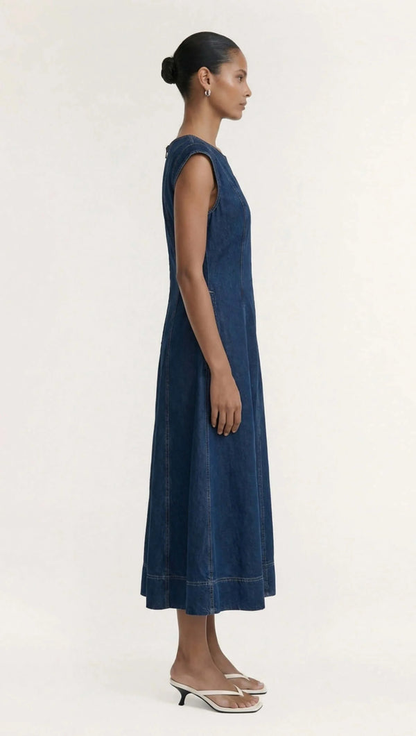 Staple the Label | Roma Chambray Midi Dress