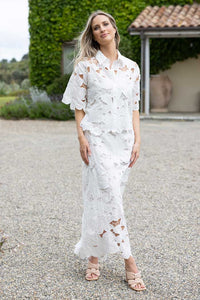 The Bay | Crete Embroidered Skirt