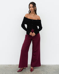 White Closet | Wine Pants