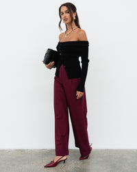White Closet | Wine Pants