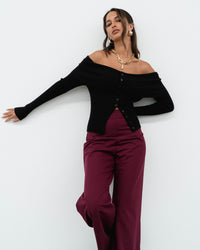 White Closet | Wine Pants