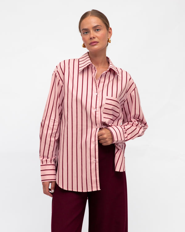 White Closet | Pink/Red Shirt