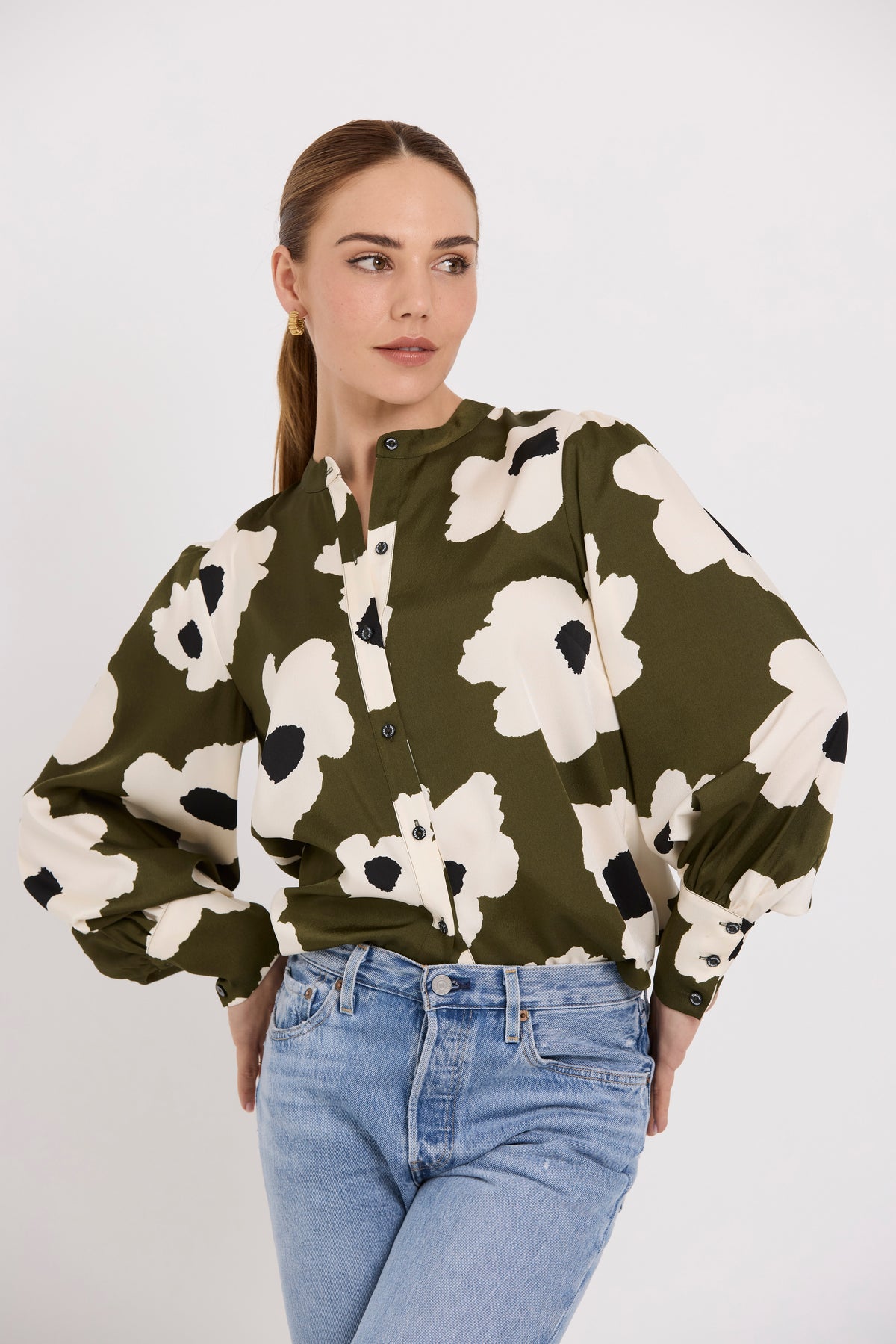 Tuesday Casino Top | Olive Flower