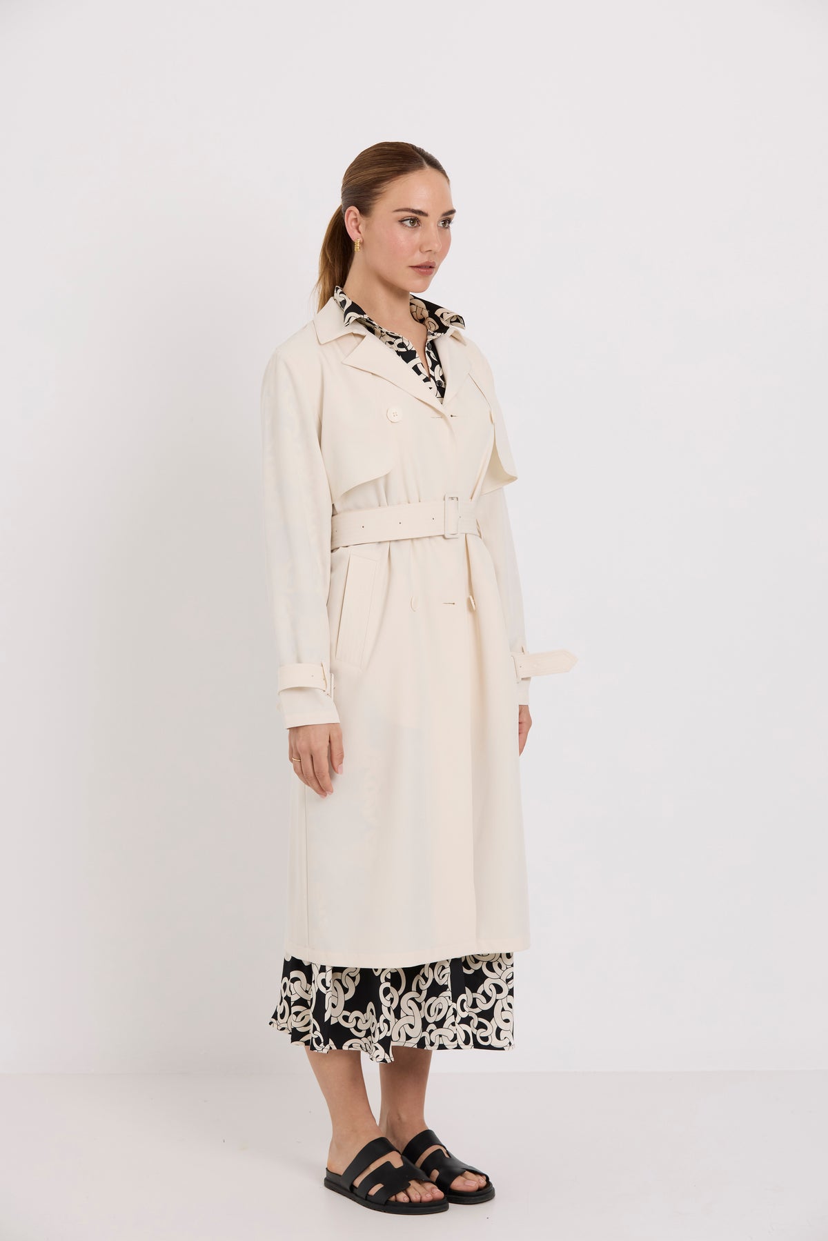 Tuesday Trench Coat | Ivory Twill