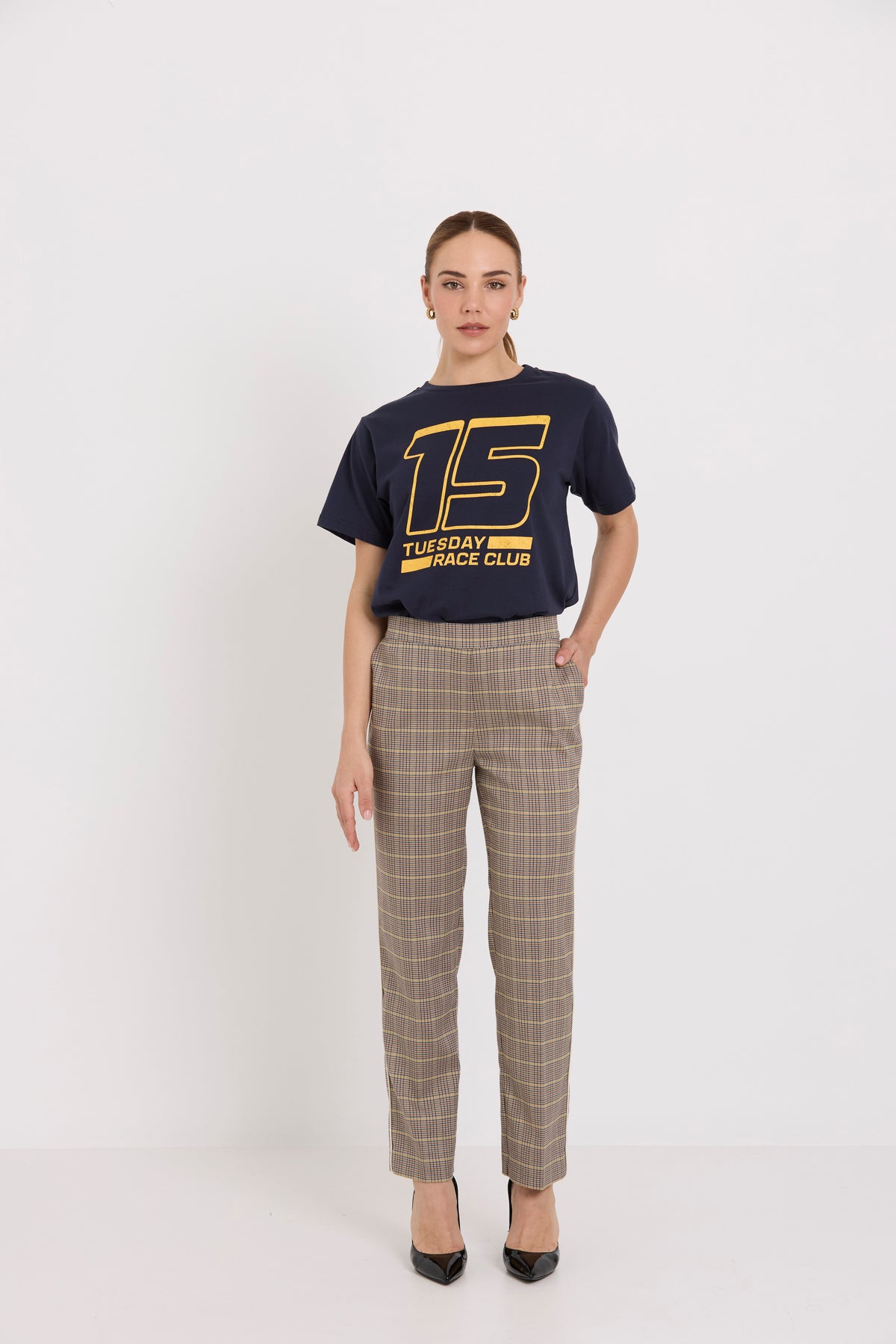 Tuesday Samantha Pants | Daytona Check