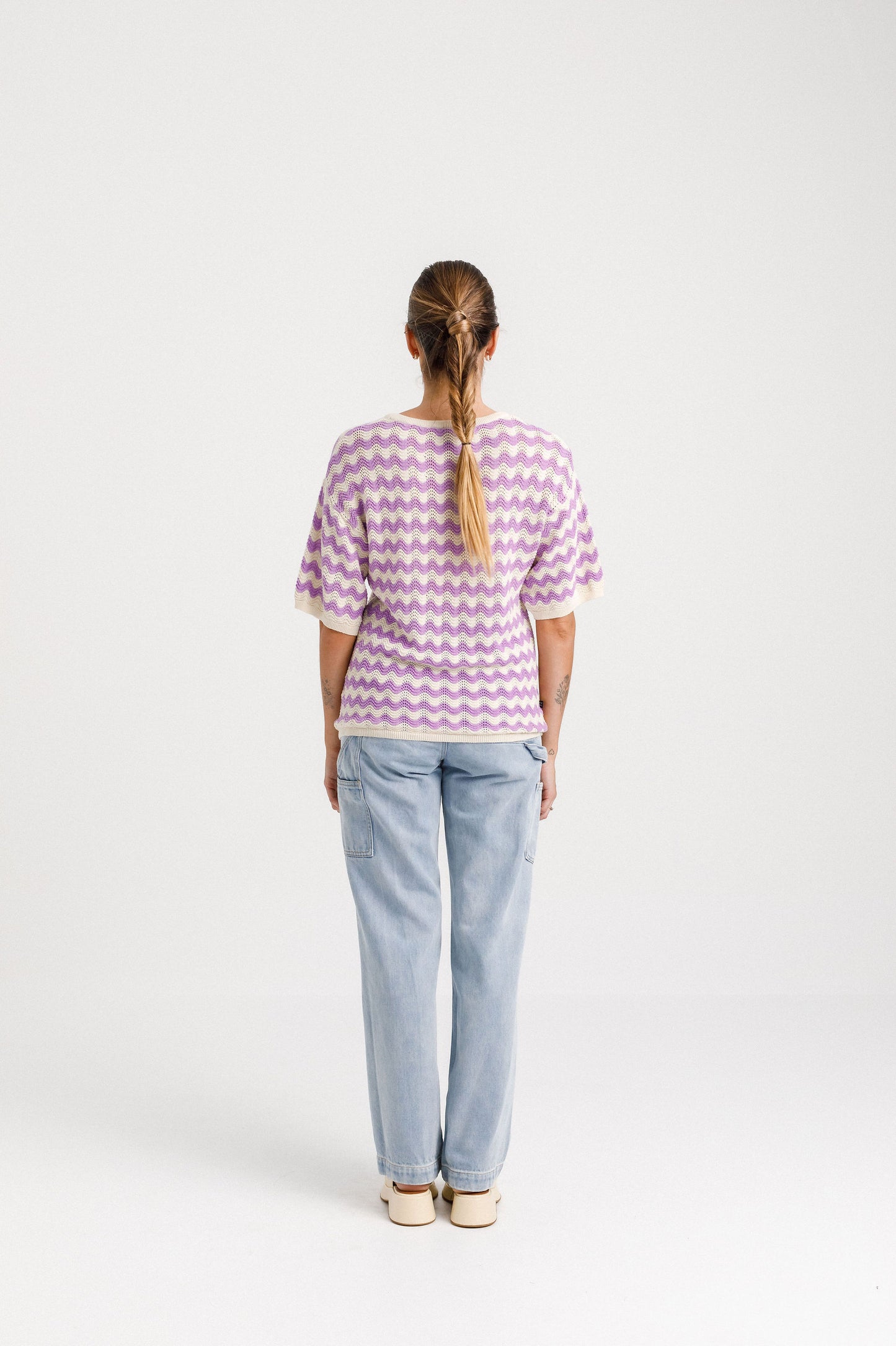 Thing Thing Squiggle Tee  | Creamy Lilac