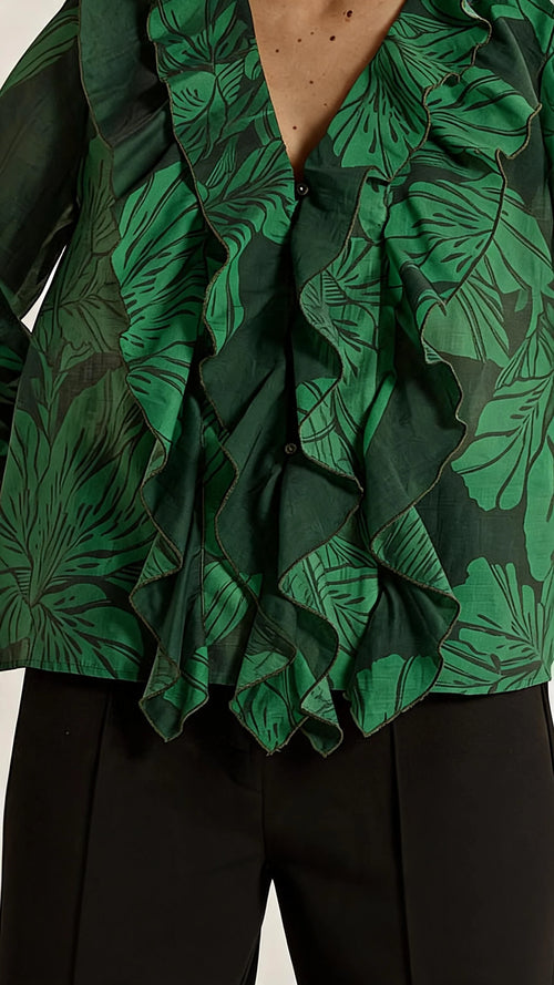 Fate + Becker | Lynn Ruffled Blouse