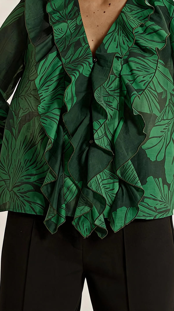 Fate + Becker | Lynn Ruffled Blouse