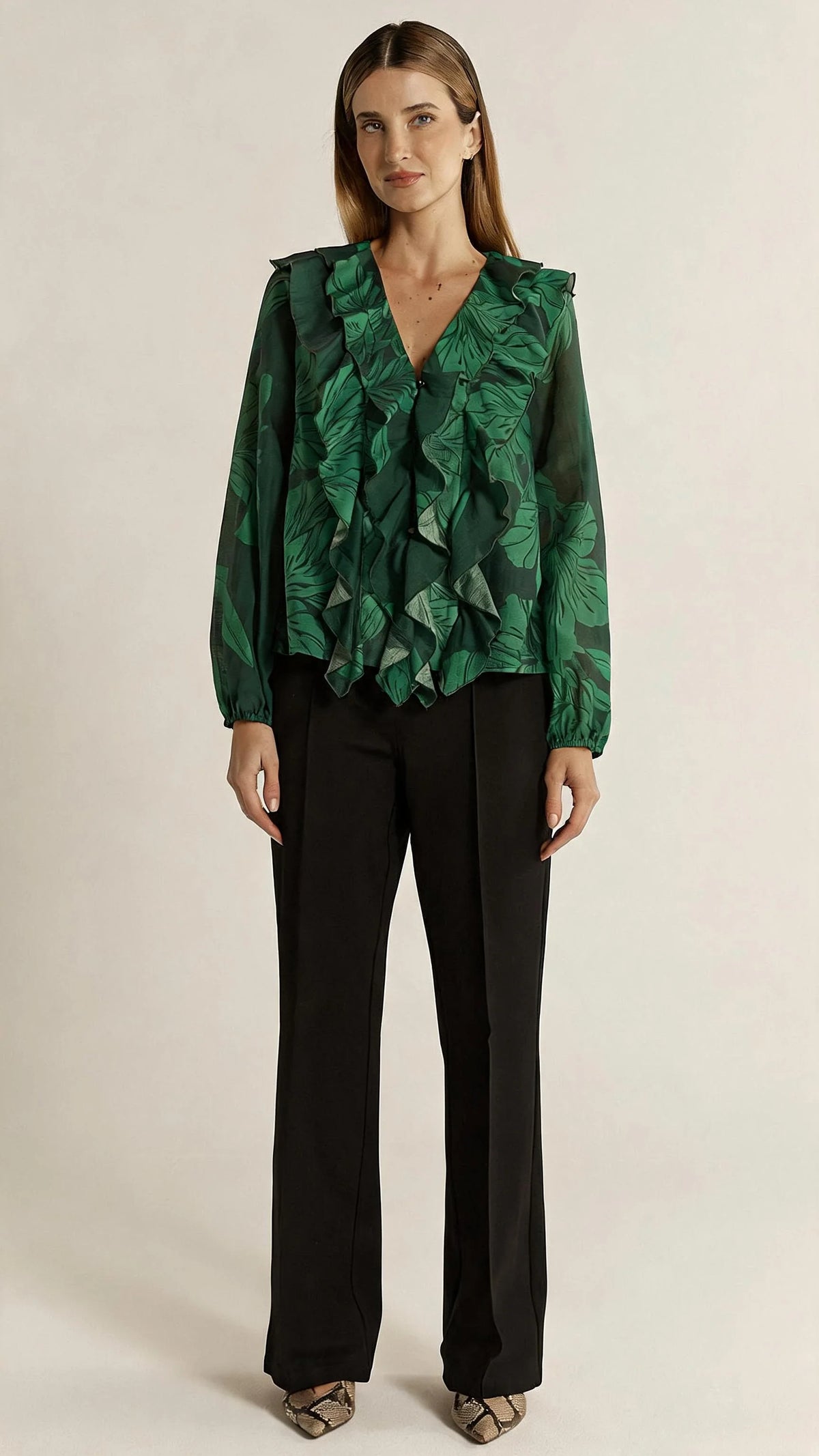 Fate + Becker | Lynn Ruffled Blouse