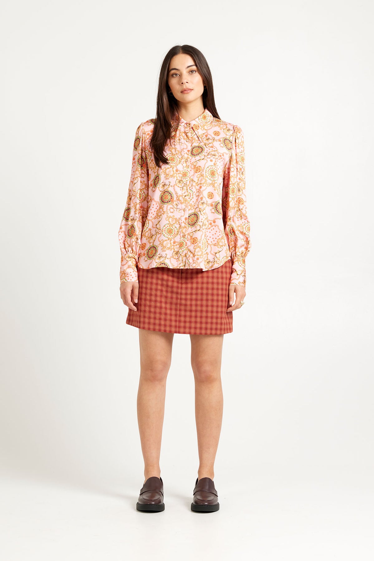 Tuesday | Casino Top - Pink Medallion