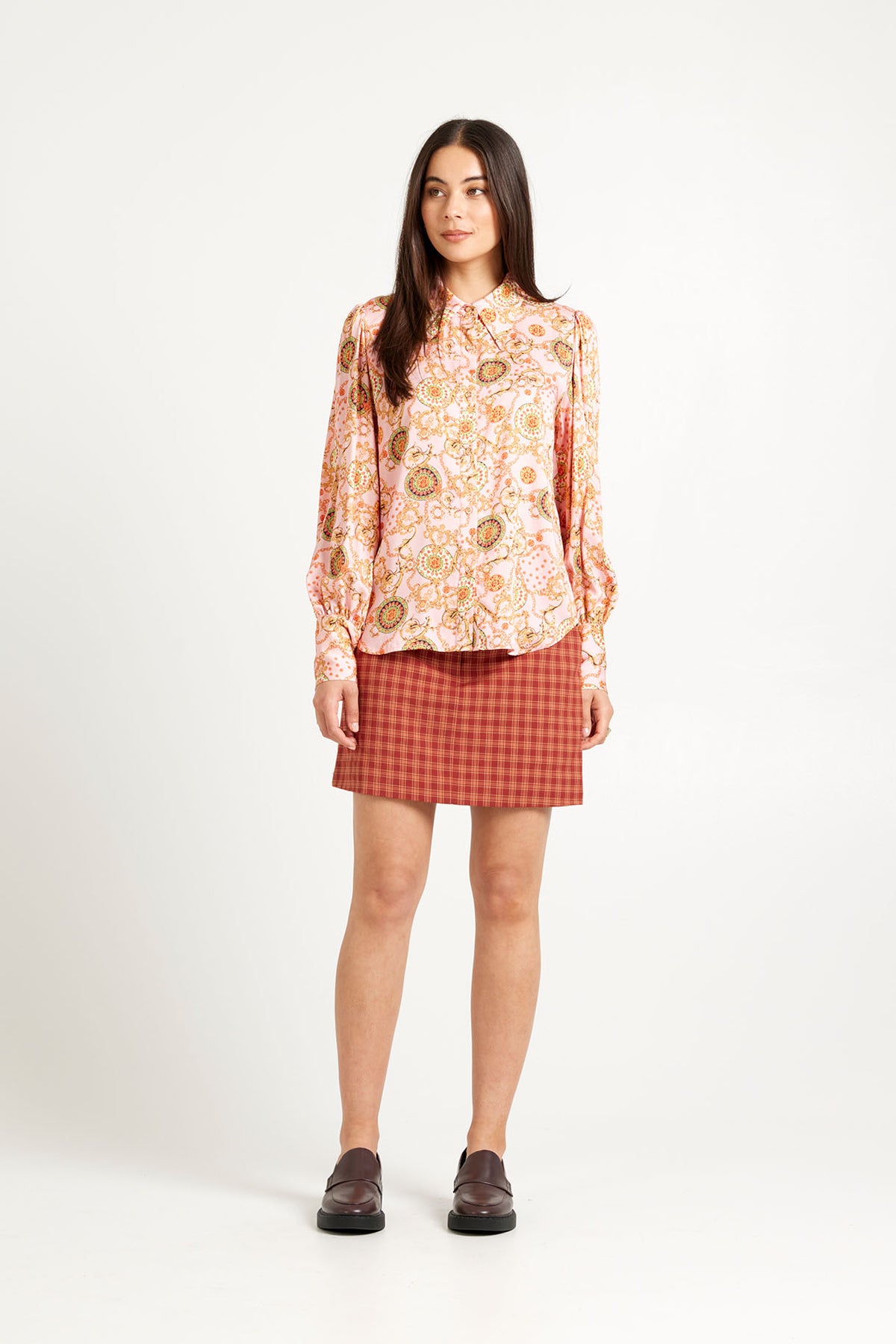 Tuesday | Casino Top - Pink Medallion