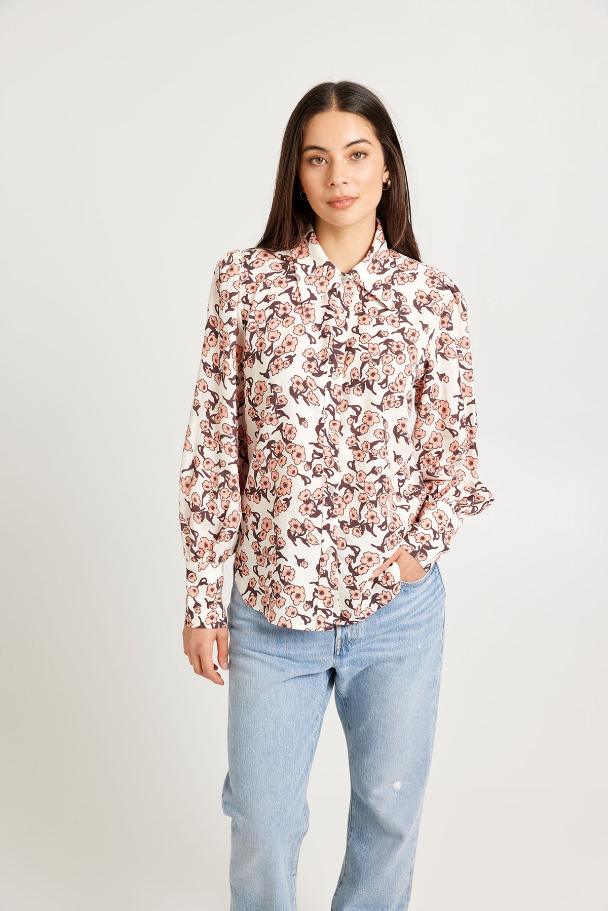 Tuesday | Casino Top - Blossom Print