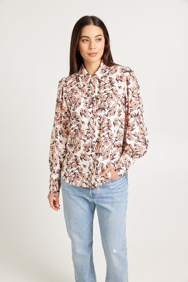 Tuesday | Casino Top - Blossom Print
